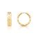 Brinco Argola Dourado Texturizado com Fecho Click  – BR04020584DOLS